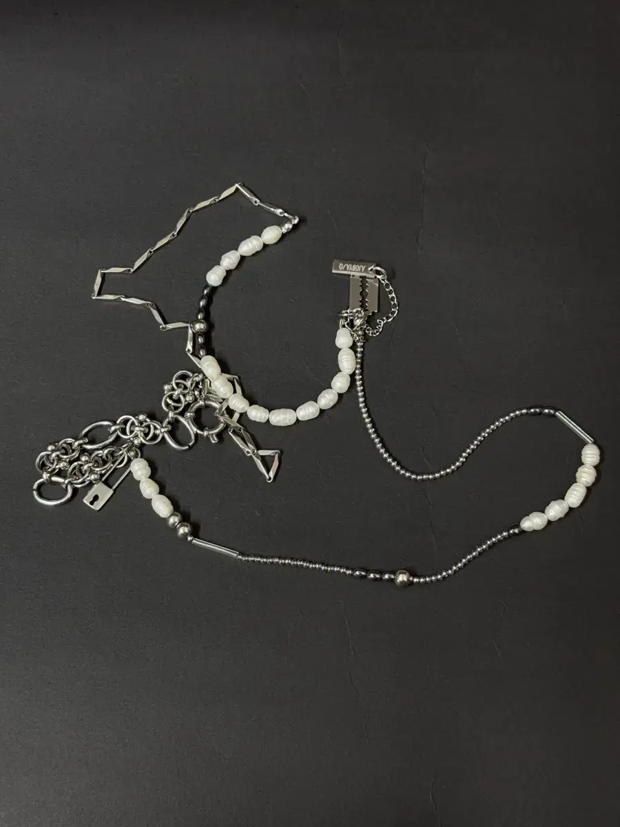 [PBA] White Pearl Necklace [SILVER]